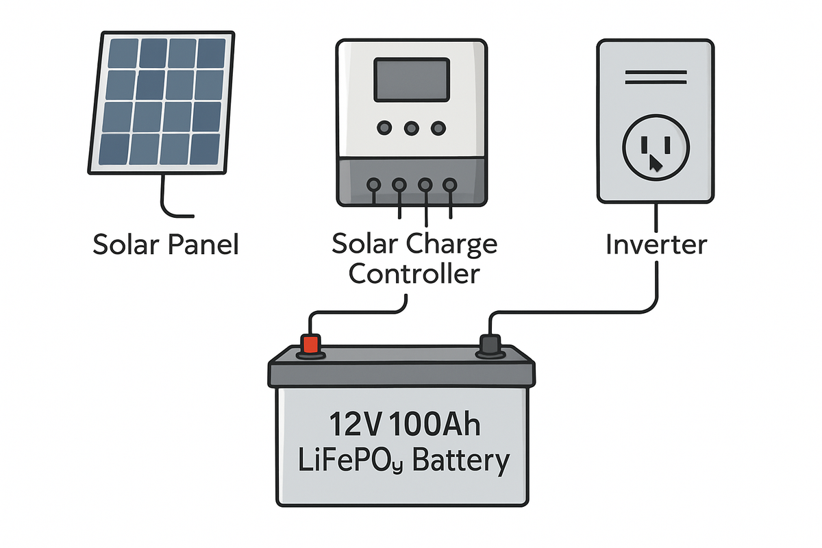 12V 100Ah LiFePO4 Battery Sizing Safety Guide Anern 12v-100ah-lifepo4-battery-sizing-safety-guide-anern