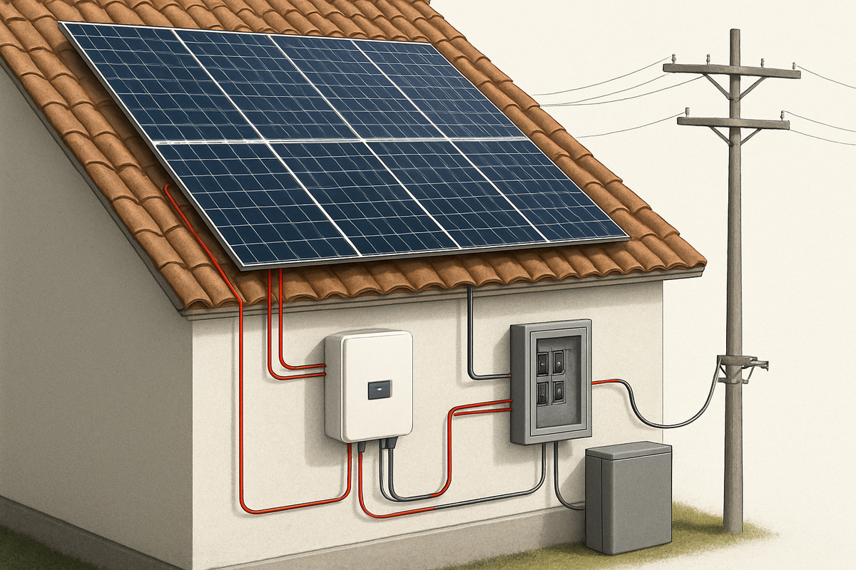 Solar System Mapping: Panels, Inverters & Wiring - Anern