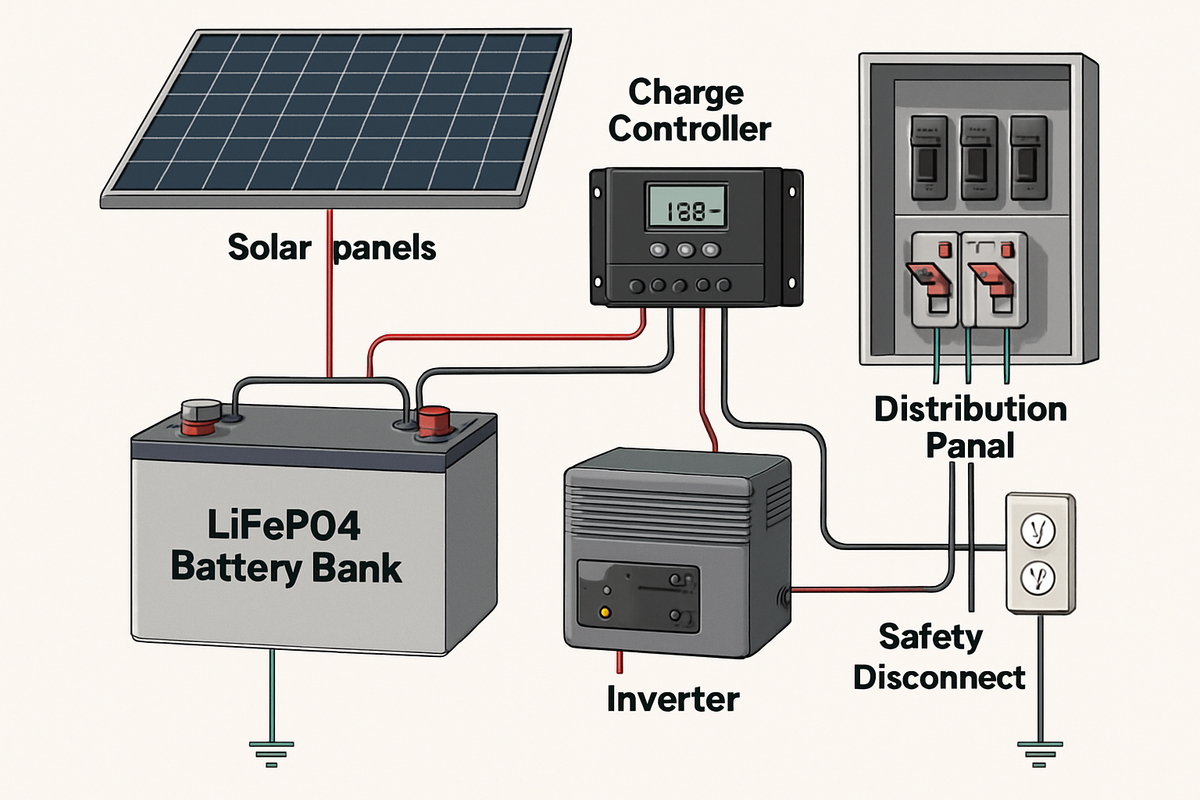 Code-Safe Off-Grid BOM Checklist for DIYers and Makers