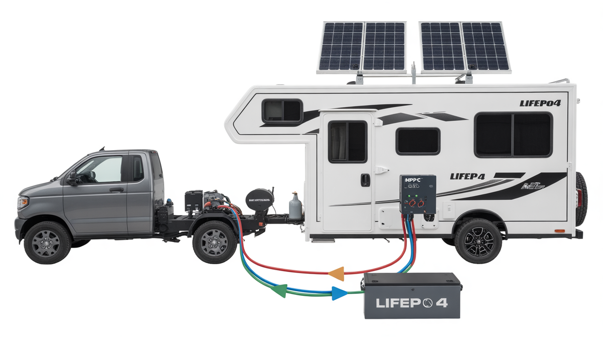 Unlock Silent Power: Combine Alternator Charging and Solar