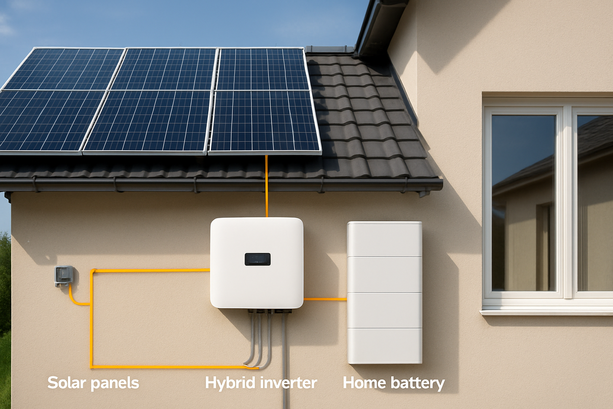 How to configure anti-islanding on hybrid inverters legally