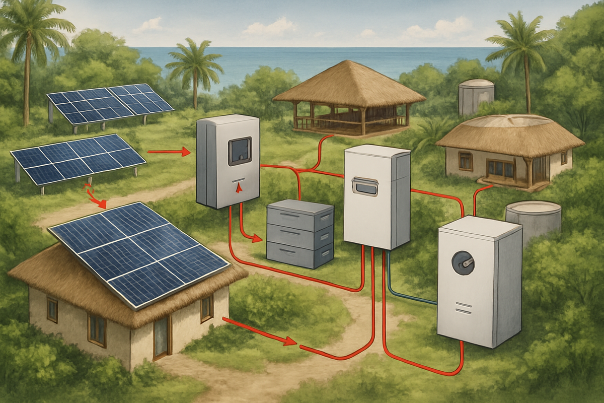 Remote Solar Microgrid Island Eco-Resort Solar Microgrids: Case Study | Anern