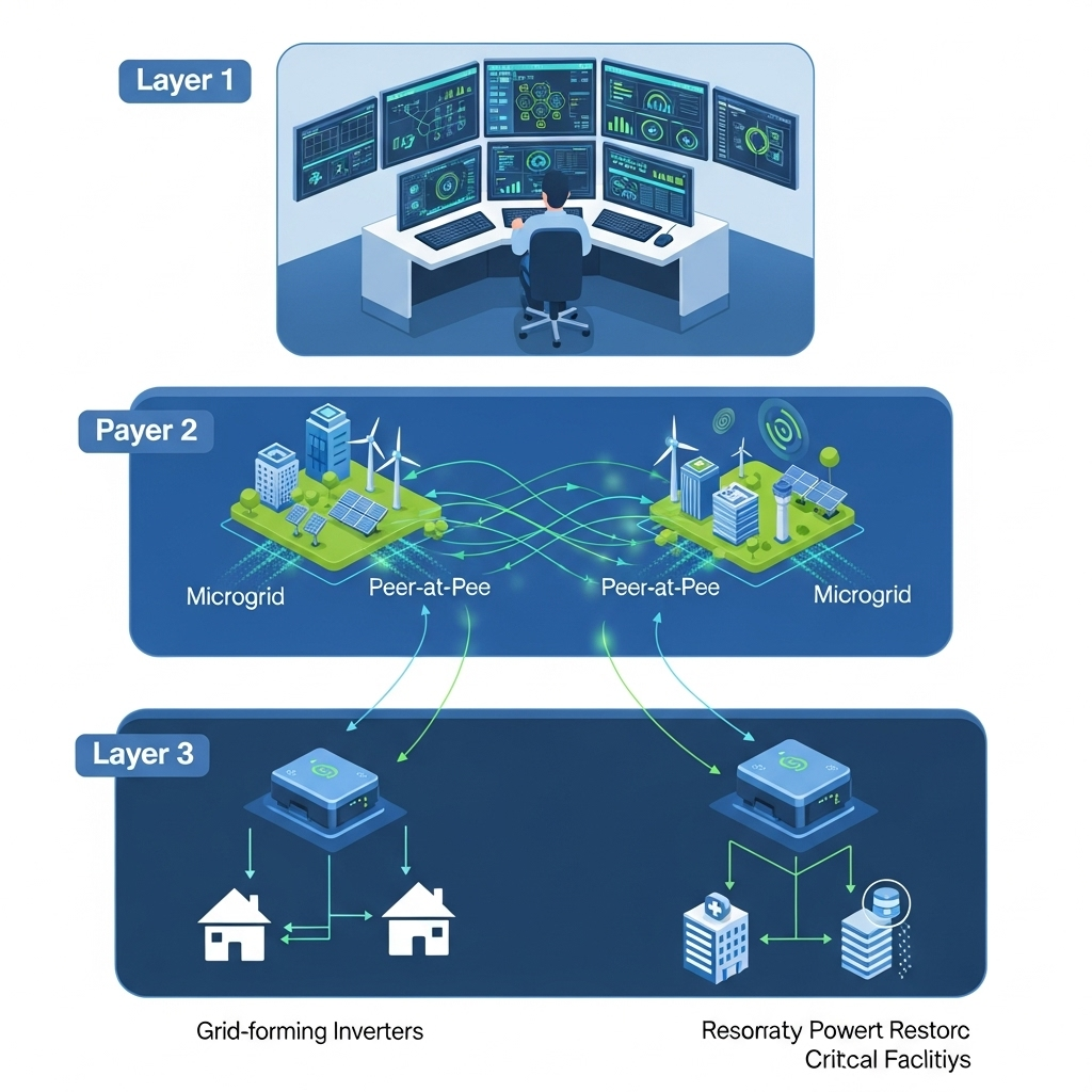 Blueprint: Resilient Microgrid Comms for Blackstart with ESS