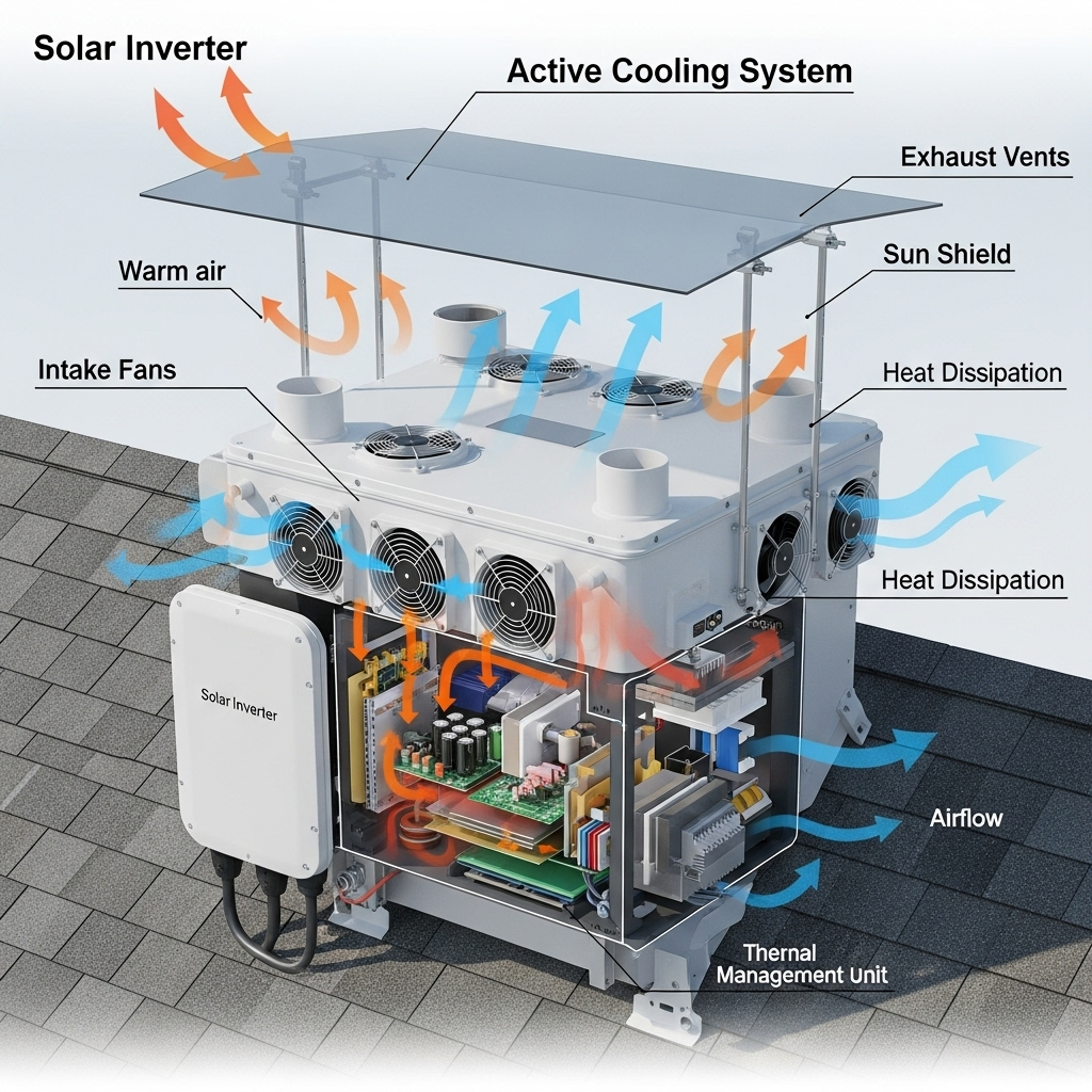 Case Study: Rooftop Inverter Cooling That Halved Derating