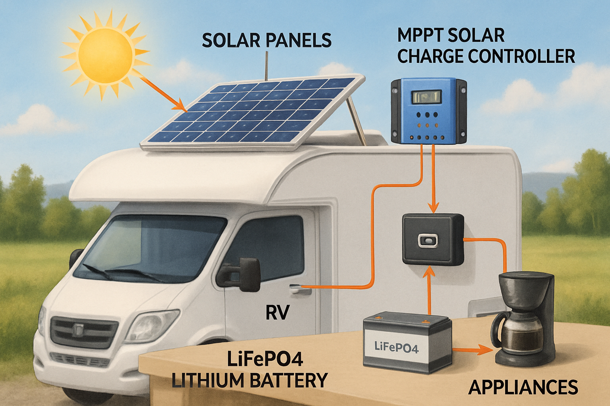 RV Lithium Battery & Solar Optimization Guide - Anern
