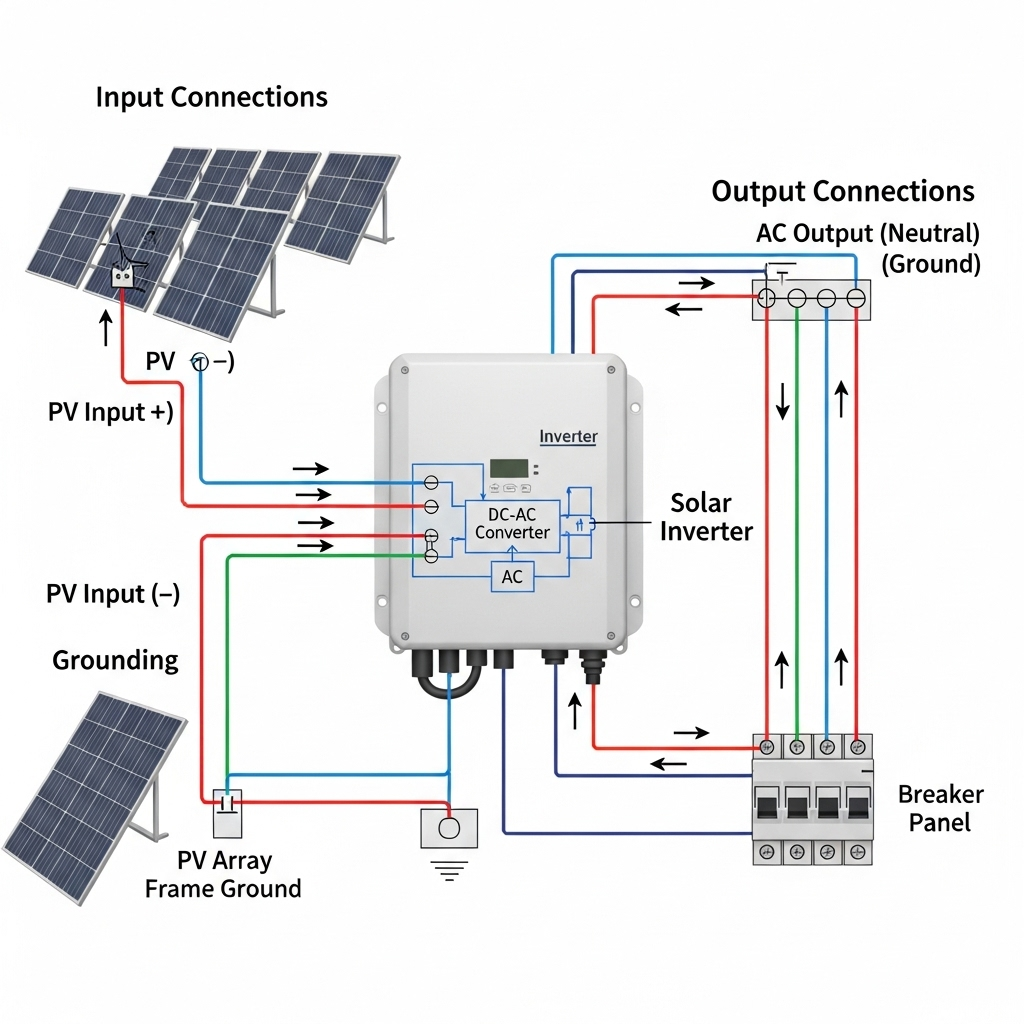 Inverter AC vs DC Side: What to Ground, Bond, or Isolate?