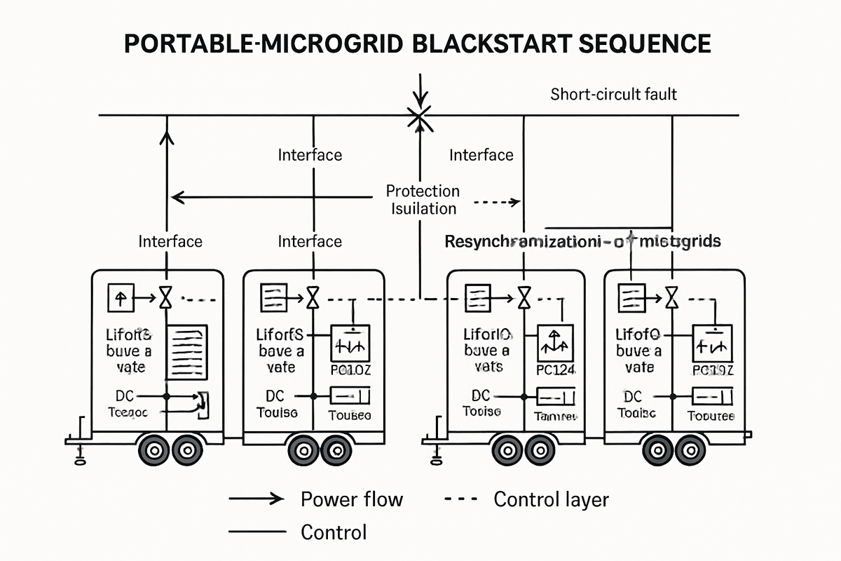 Case Study: Portable microgrids blackstart despite short circuits