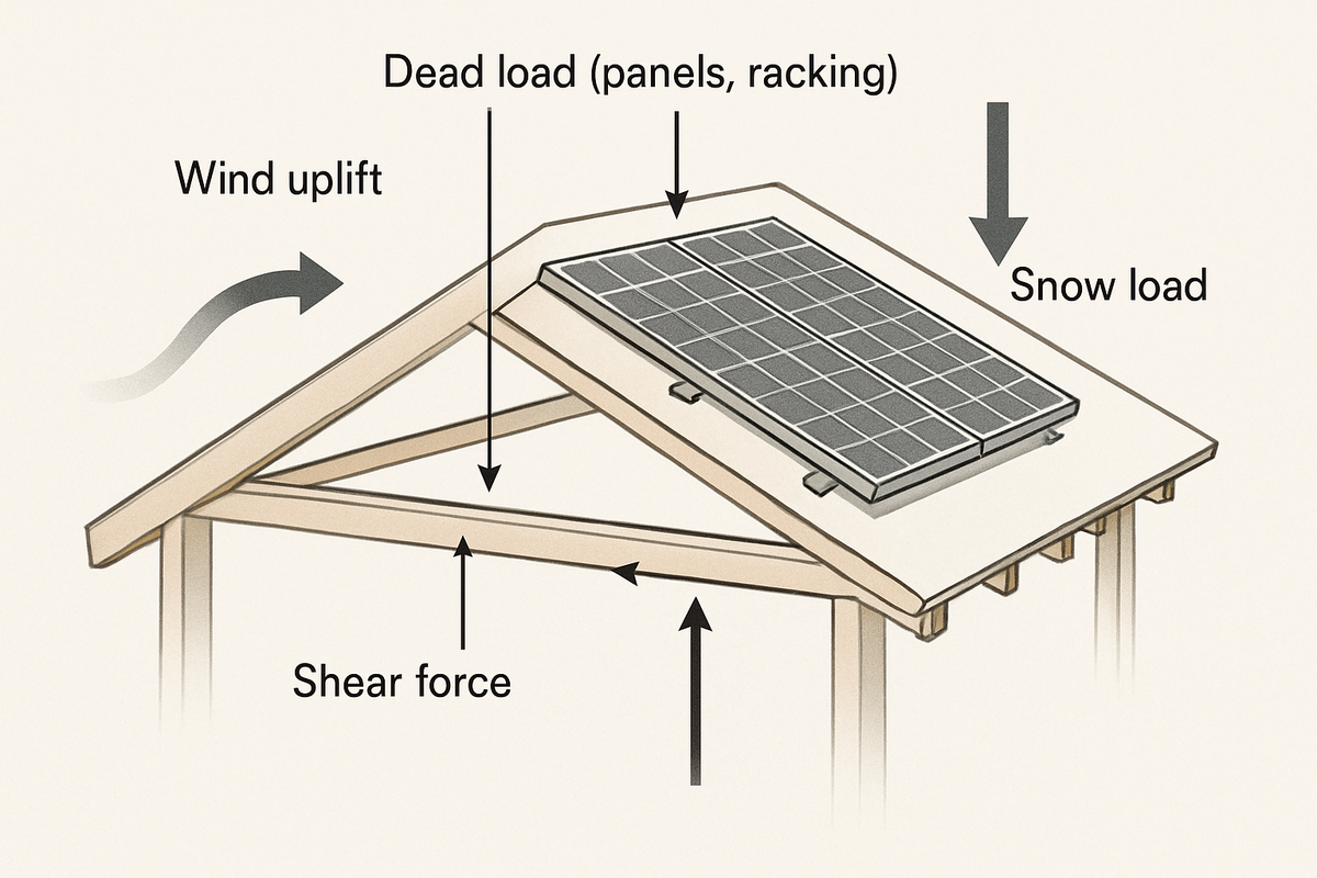 7 structural load mistakes that crack rafters under PV arrays