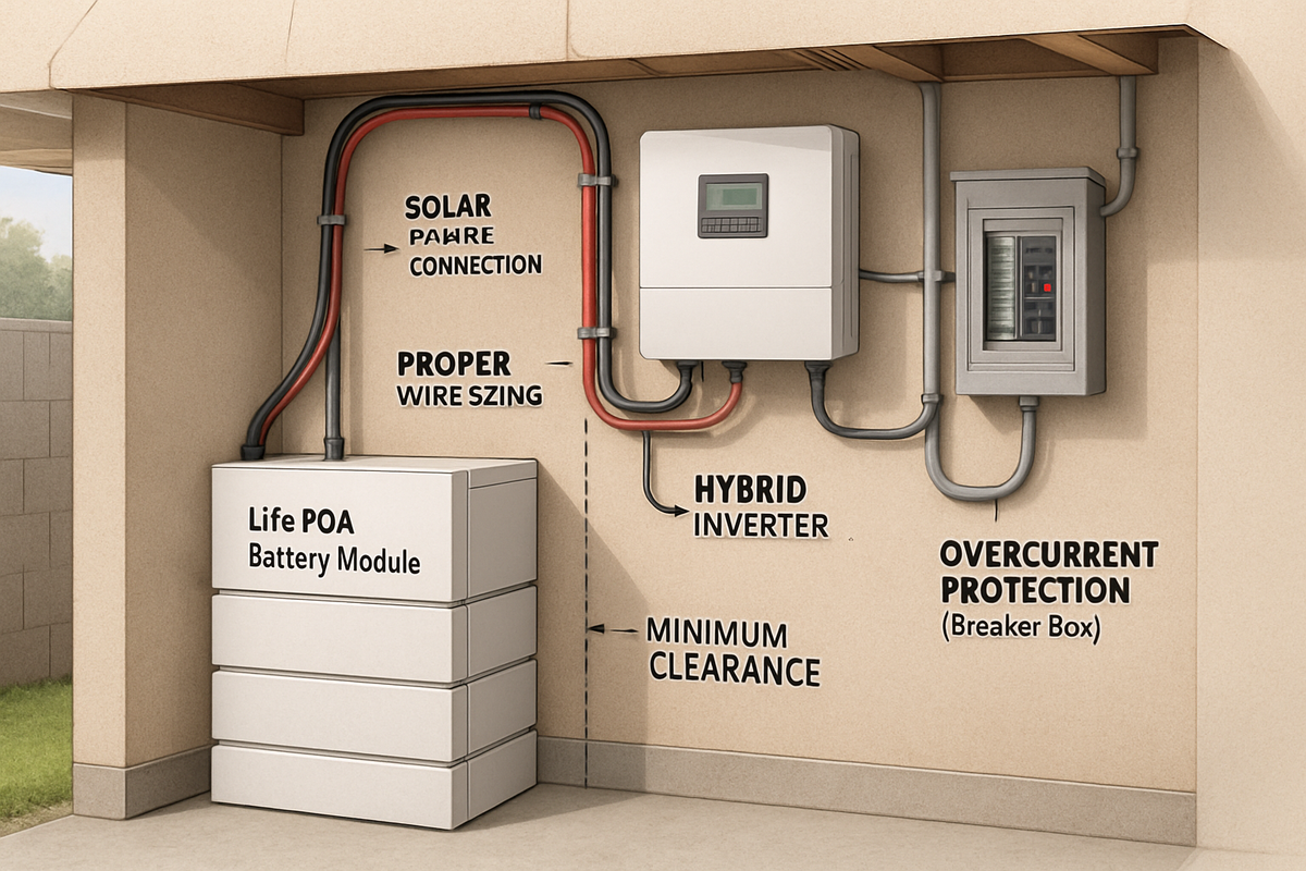 Fire-Safe Wiring and Spacing Blueprint for Residential ESS