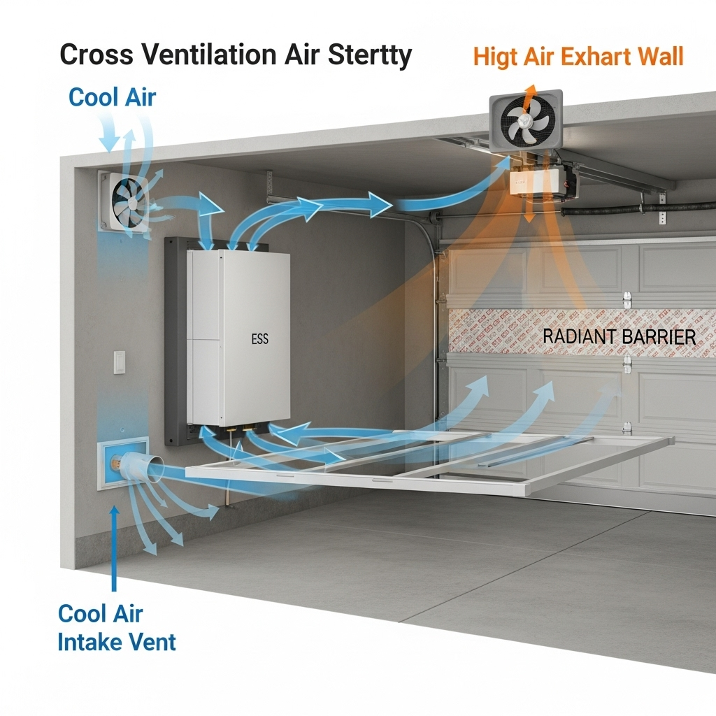 Case Study: Cool Your Garage ESS in Hot, Humid Climates
