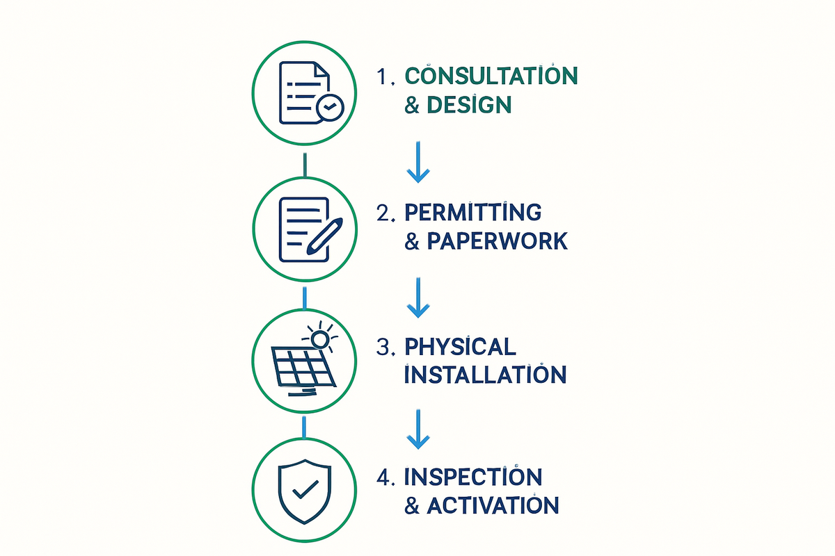 How to Navigate Your Solar Installation Timeline, Step-by-Step