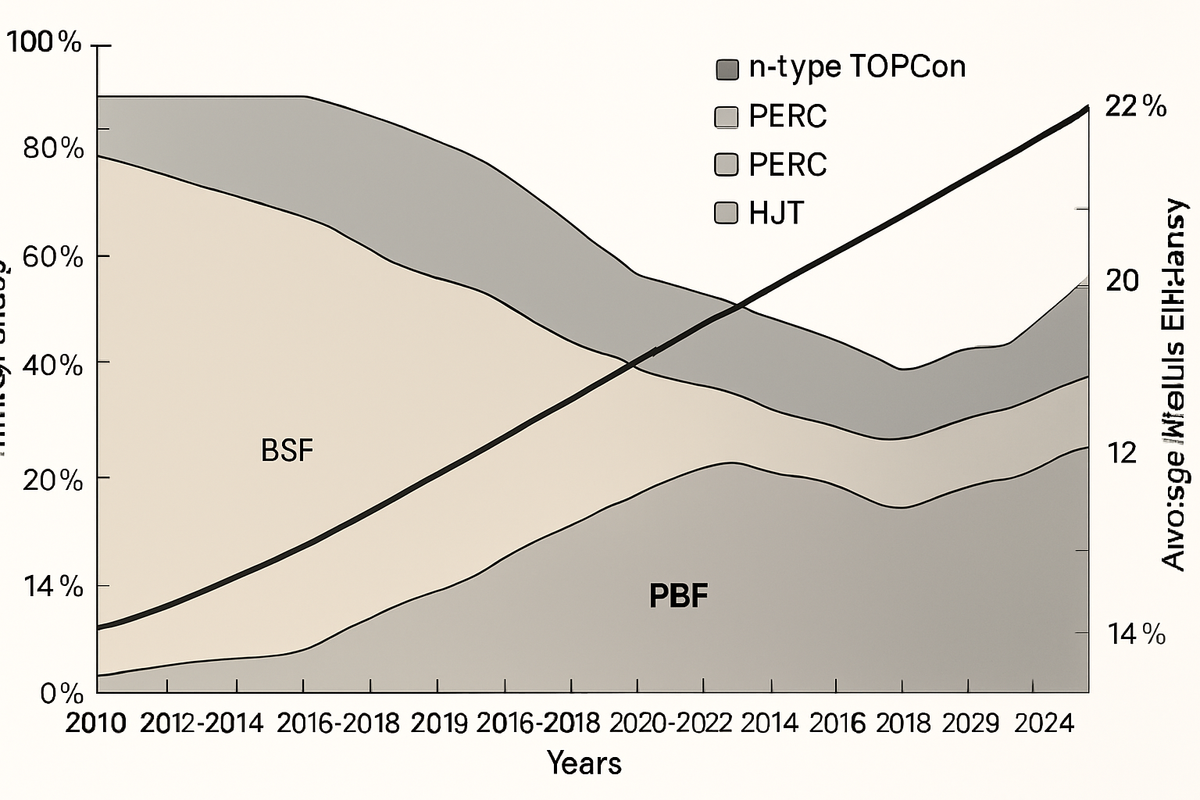 Solar Cell Market Share & Module Efficiency Report | Anern