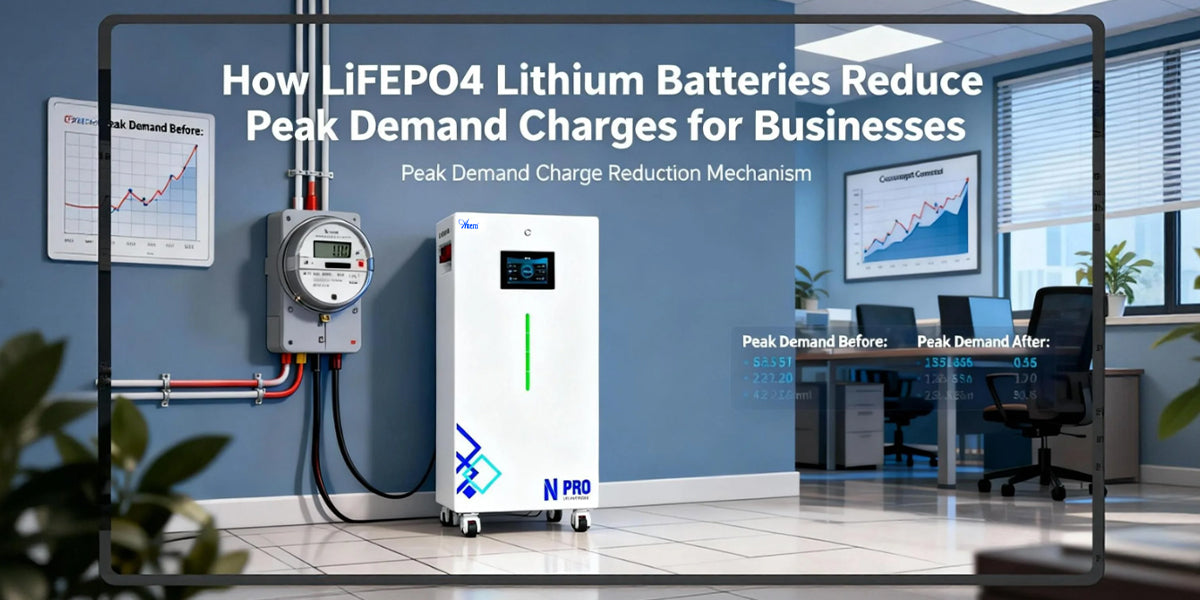 How LiFePO4 Lithium Batteries Reduce Peak Demand Charges for Businesses