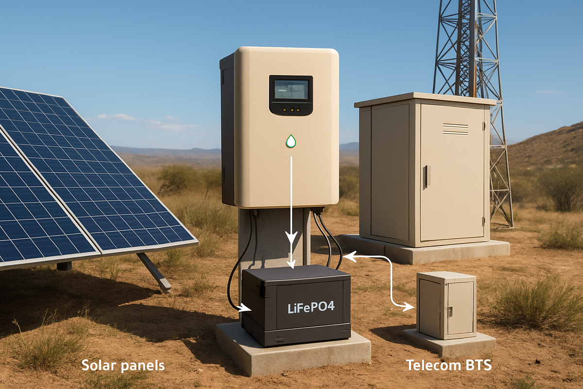 Choosing Hybrid Inverters for Telecom BTS Shelters - Anern