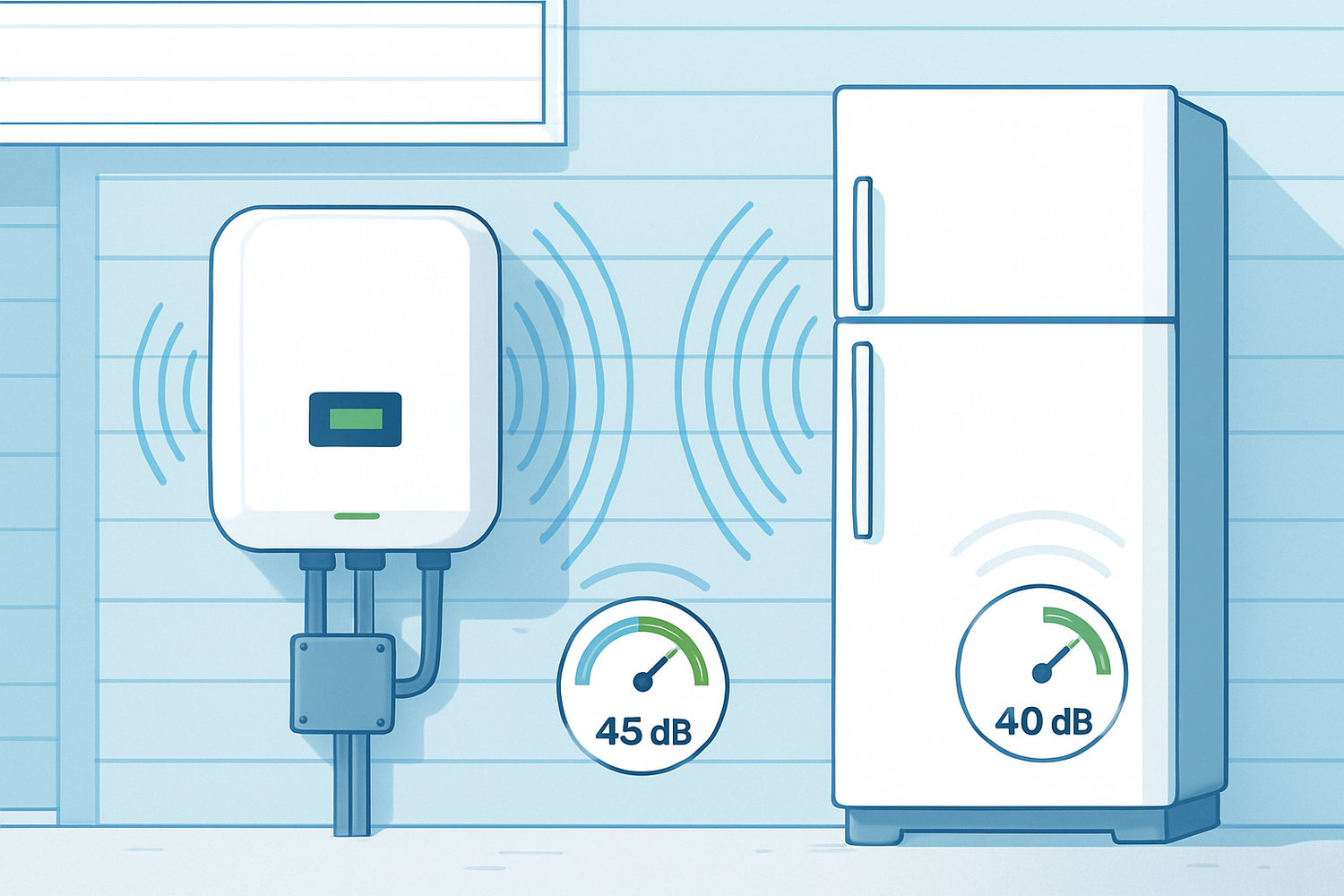 Data Report: Typical dB Levels from Inverters and Fans