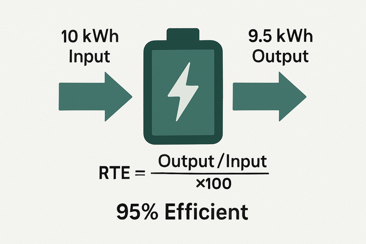 A Comprehensive Guide to Round Trip Efficiency in Batteries