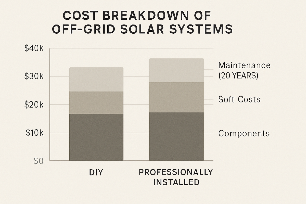 Step-by-Step: Calculate DIY Off-Grid TCO vs Installer