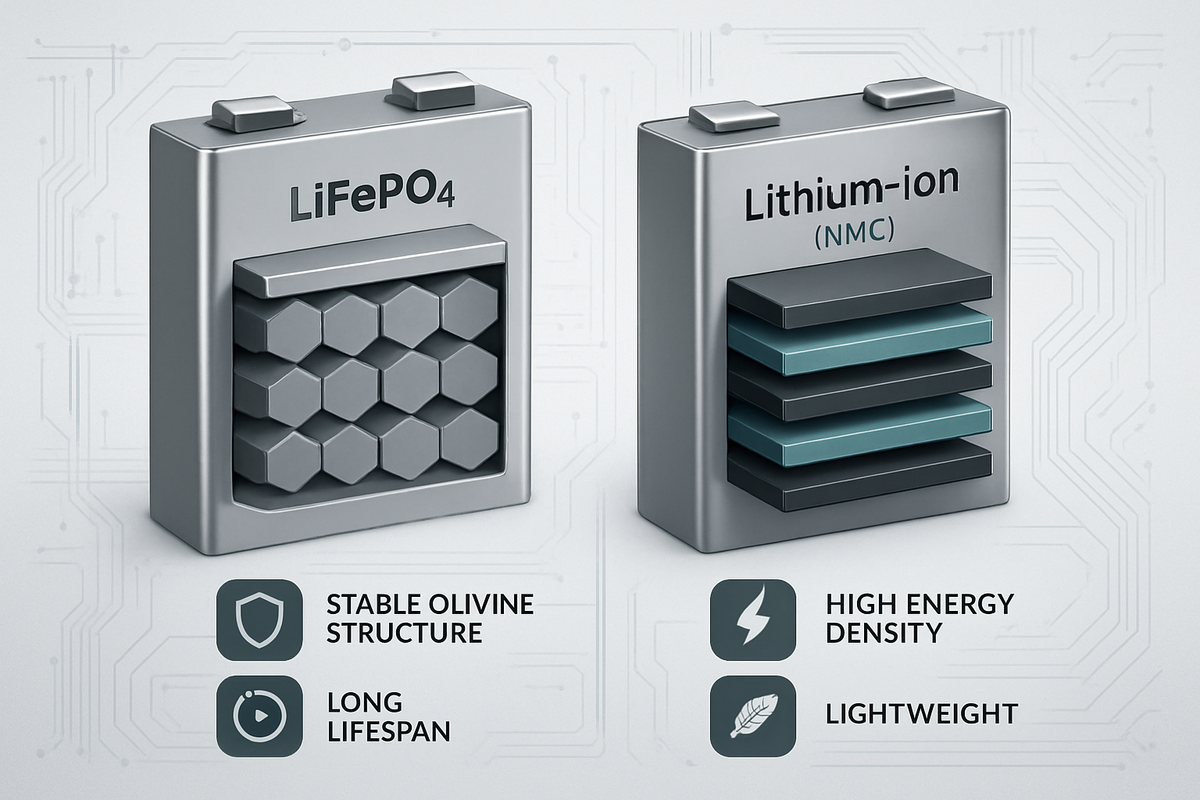 LiFePO4 vs. Lithium-Ion: A Definitive Comparison for Energy Storage