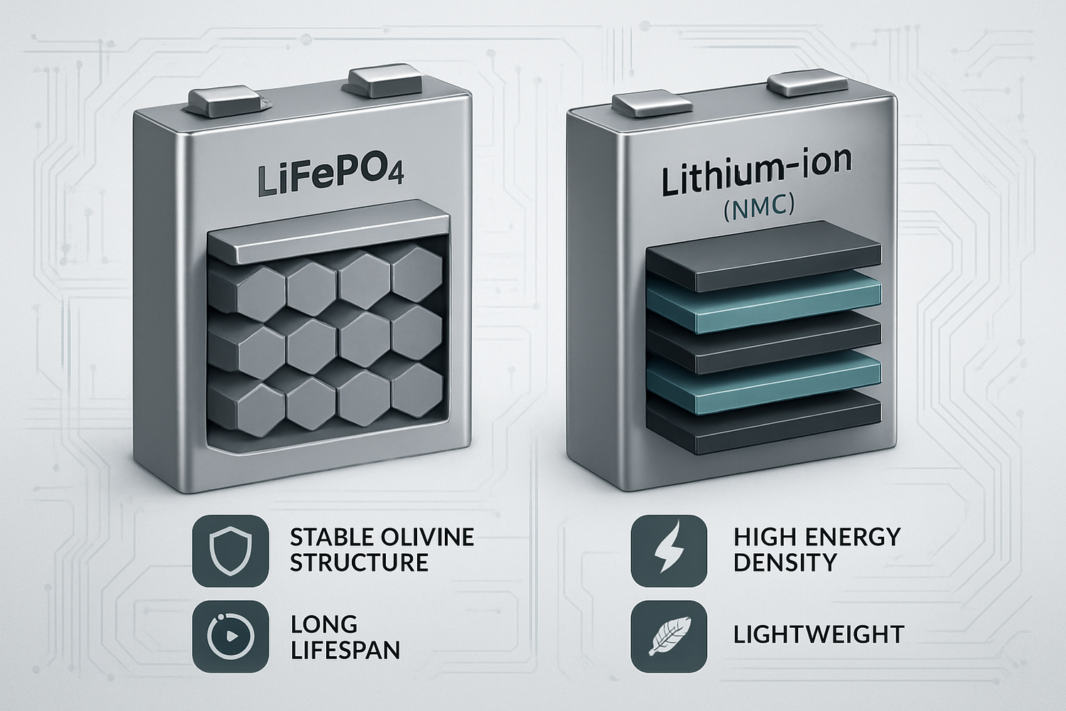 LiFePO4 vs. Lithium-Ion: A Definitive Comparison for Energy Storage