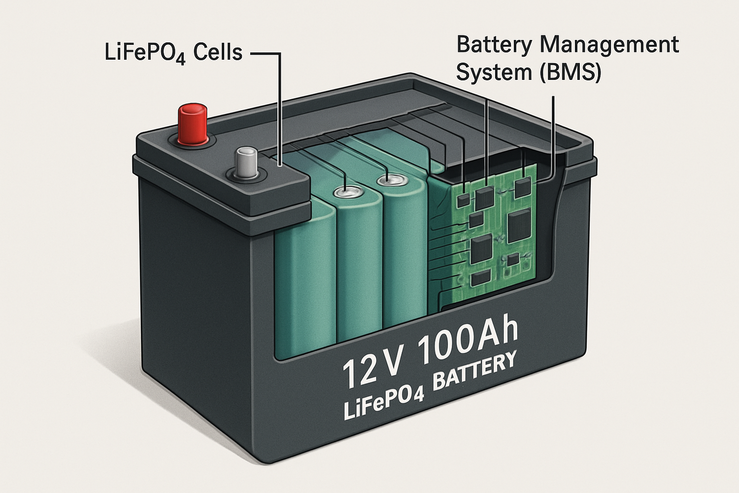 What Is the Real-World Lifespan of a 12V 100Ah LiFePO4 Battery?