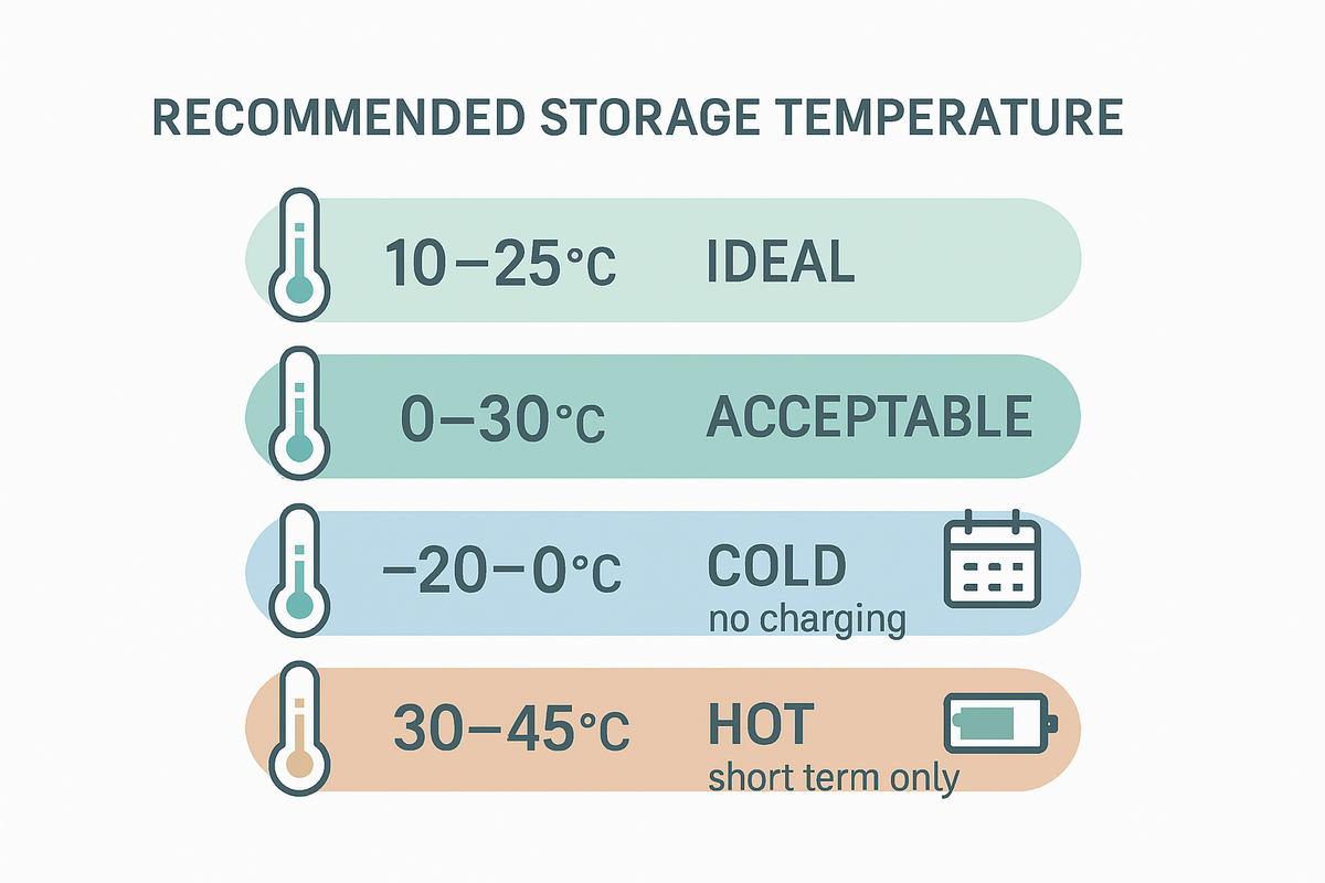 What Temperature Is Safe for LiFePO4 Power Stations in Storage?