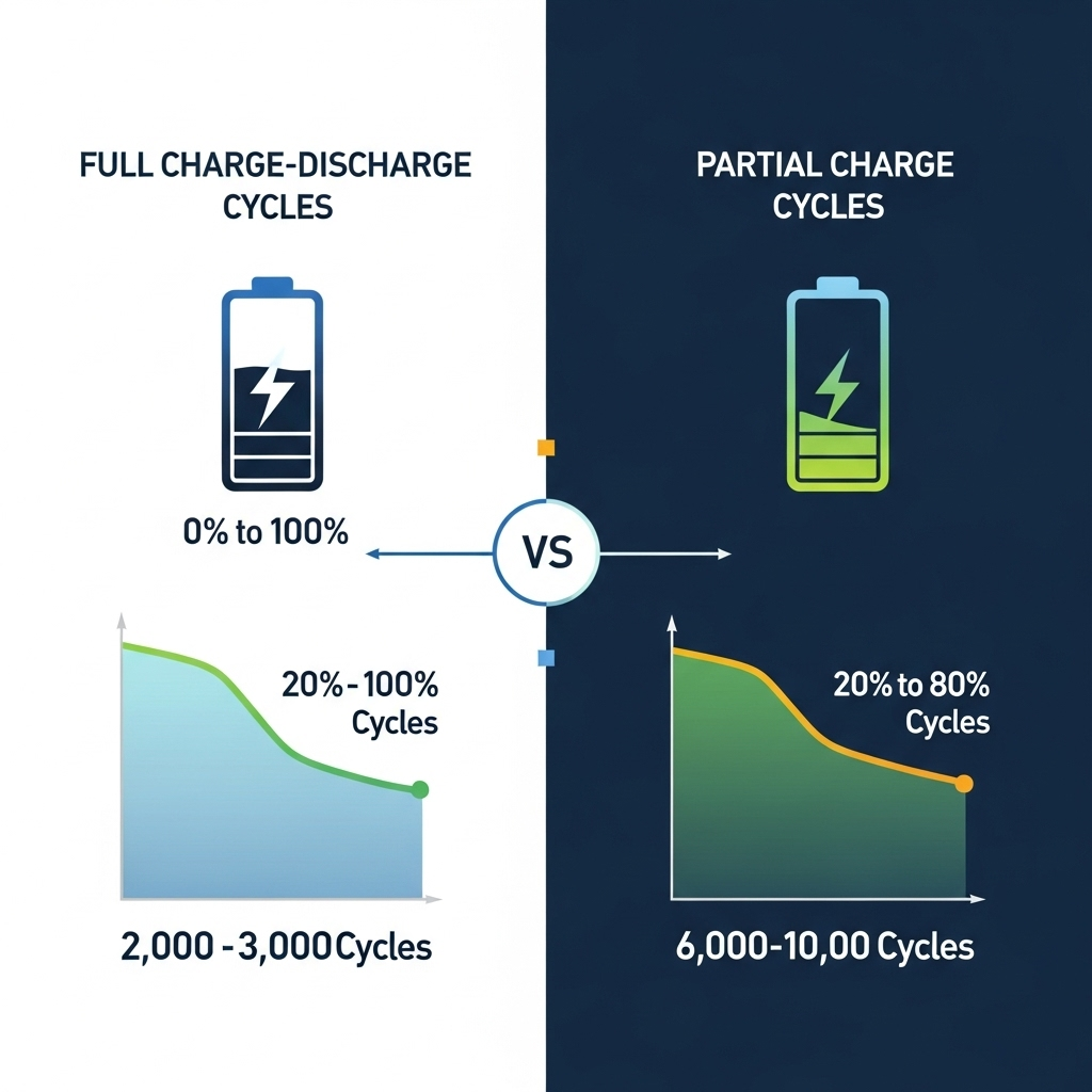 Myth vs Reality: Do Frequent Partial Charges Harm LiFePO4?