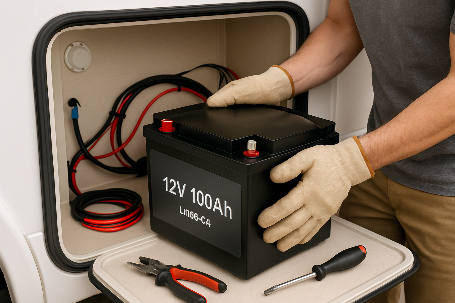 How to Install a 12V 100Ah Lithium Battery in Your RV
