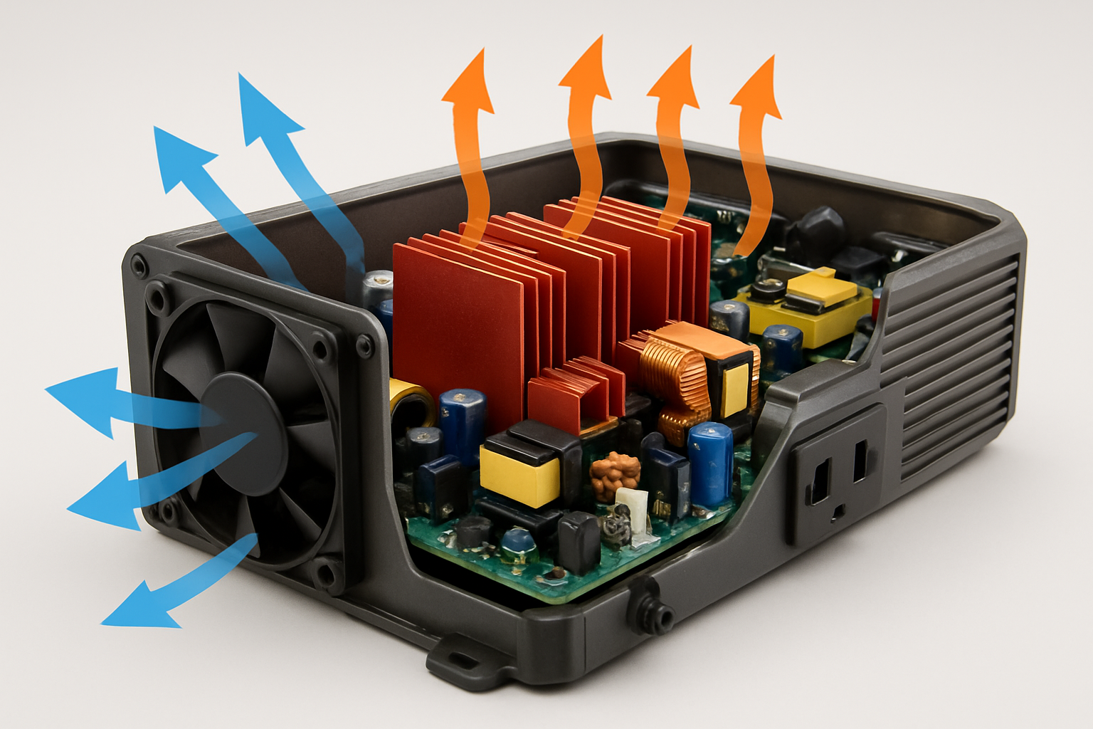 Fans vs Heat Sinks: Which Cools Portable Inverters Safest?