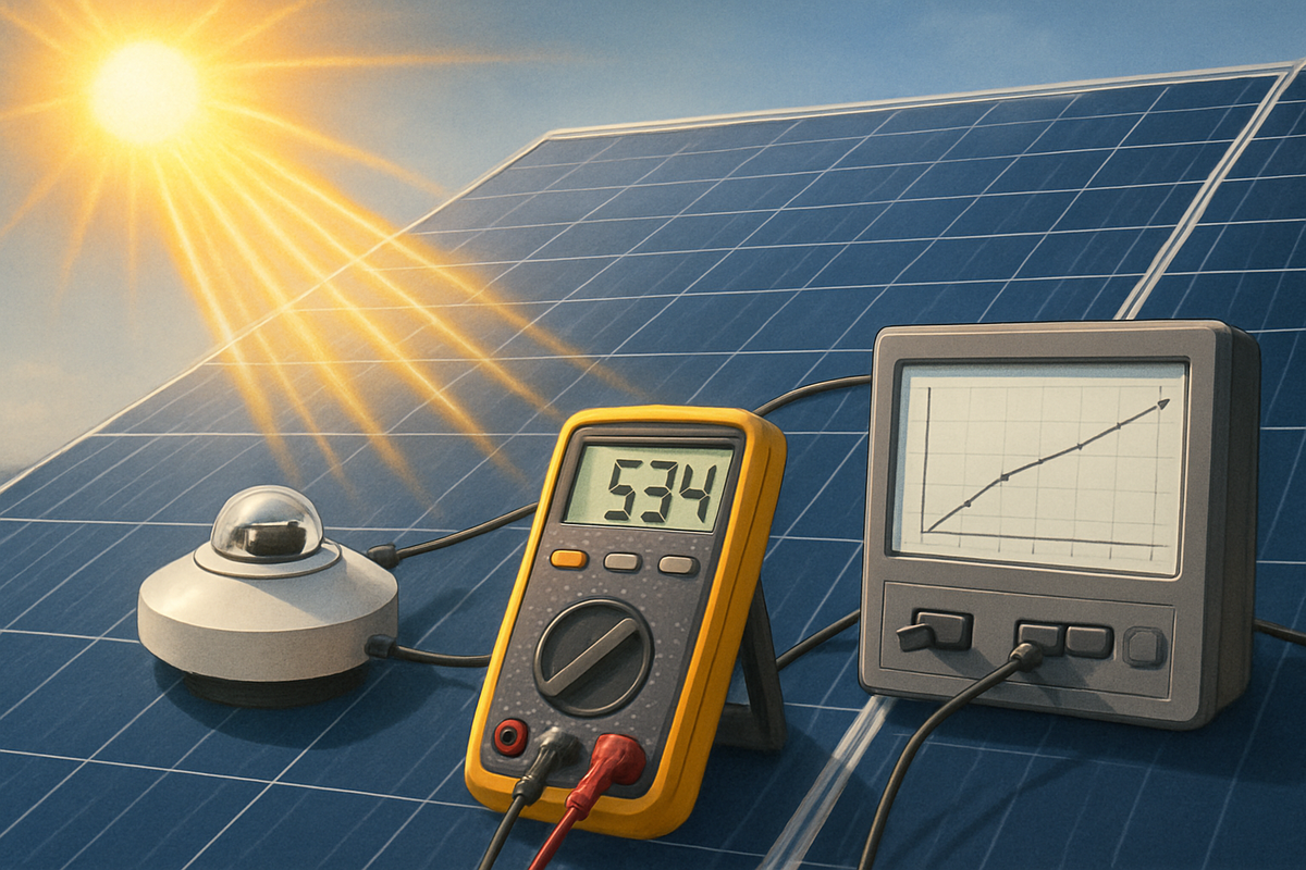 Measuring Solar Panel Output vs Irradiance: A Guide - Anern