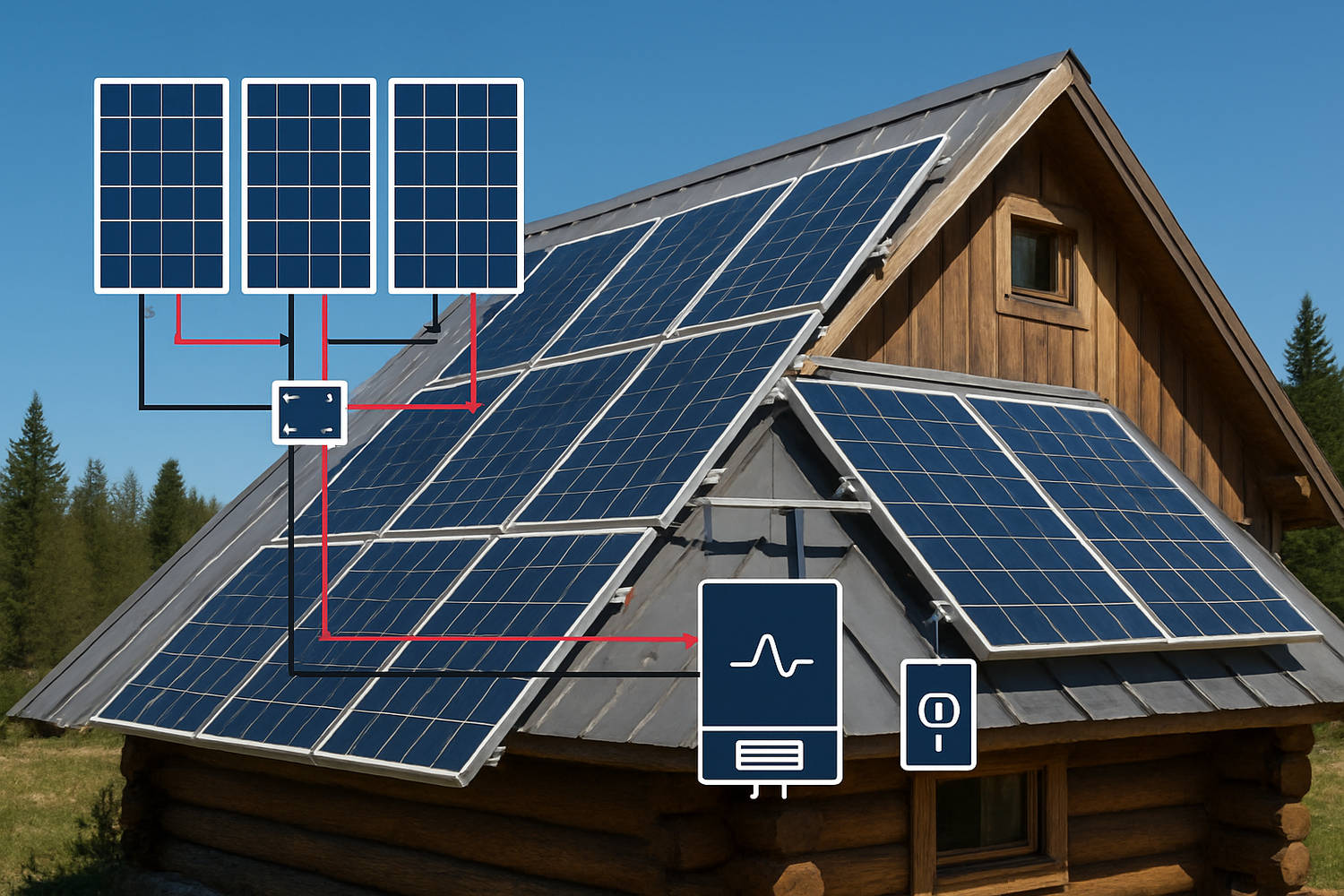 How to size off-grid PV arrays and LiFePO4 banks precisely