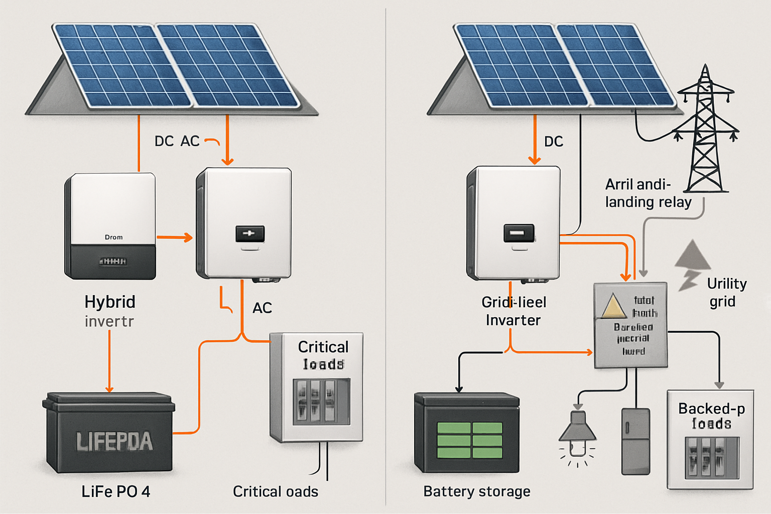 Off-Grid vs Grid-Tied: Solar Backup Power Guide - Anern
