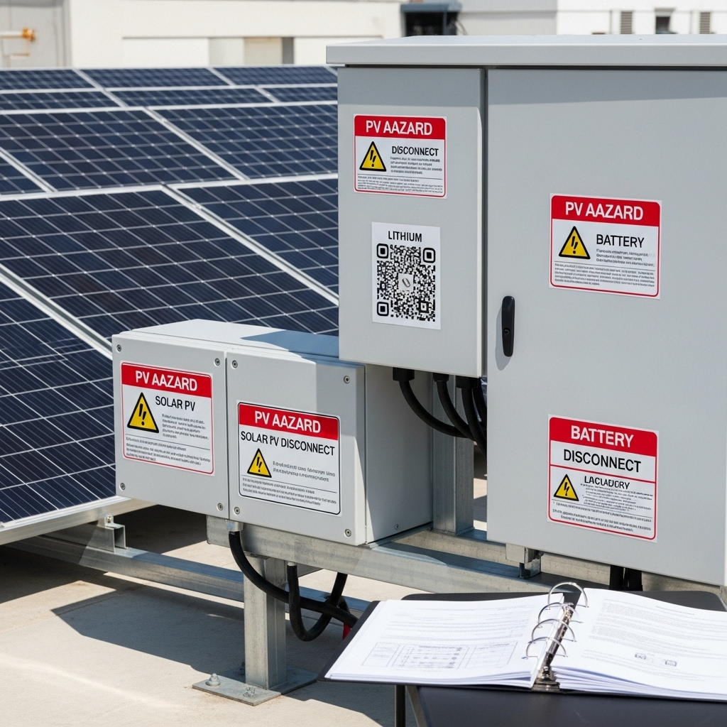 Ultimate Guide to NEC/IEC Labeling and Documentation for PV+ESS