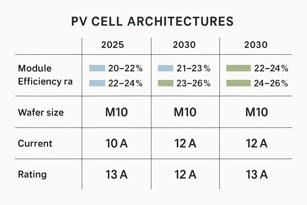 2025–2030 Module Technology Outlook: Efficiency, Costs, Risks