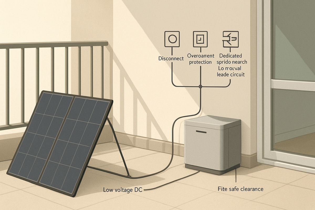 Tenant's Roadmap to NEC 706 Compliance with Plug-In Solar