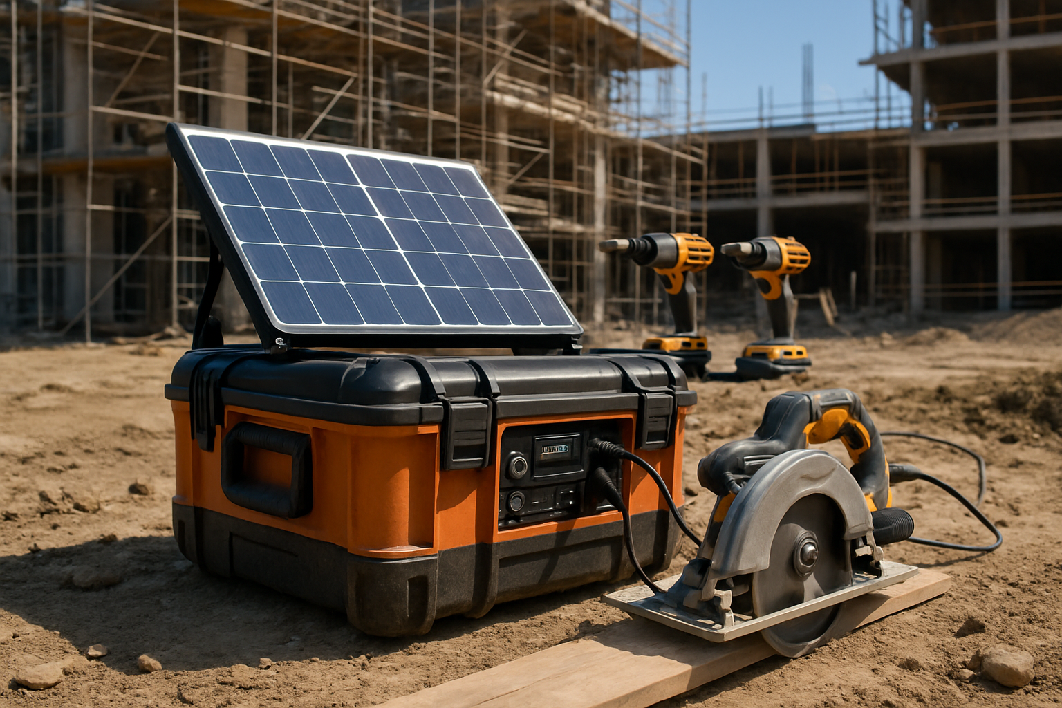 Jobsite Solar FAQs: Tool Wattage, Battery Runtime, Weather Risks