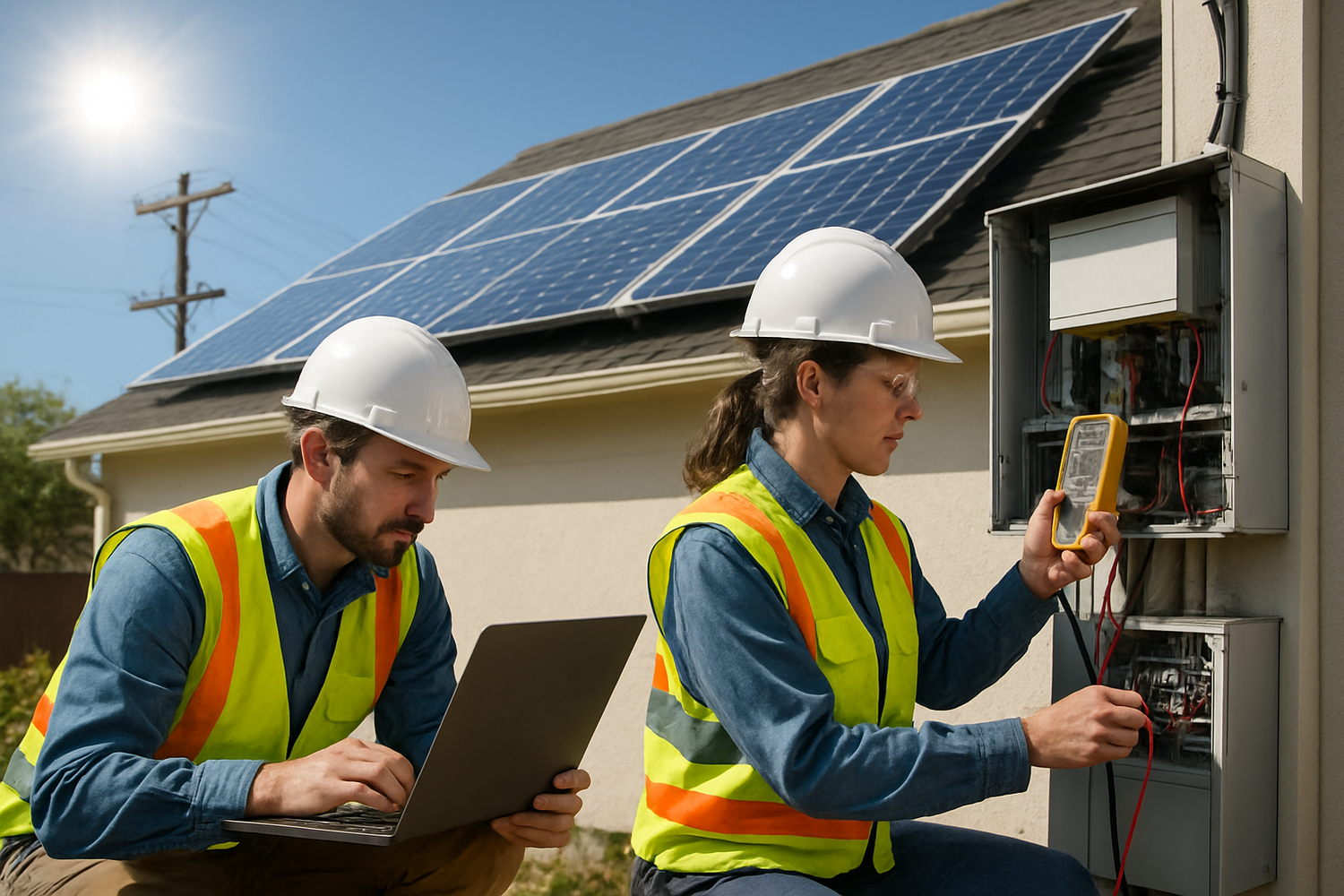 Grid code compliance for home PV: tests before interconnection
