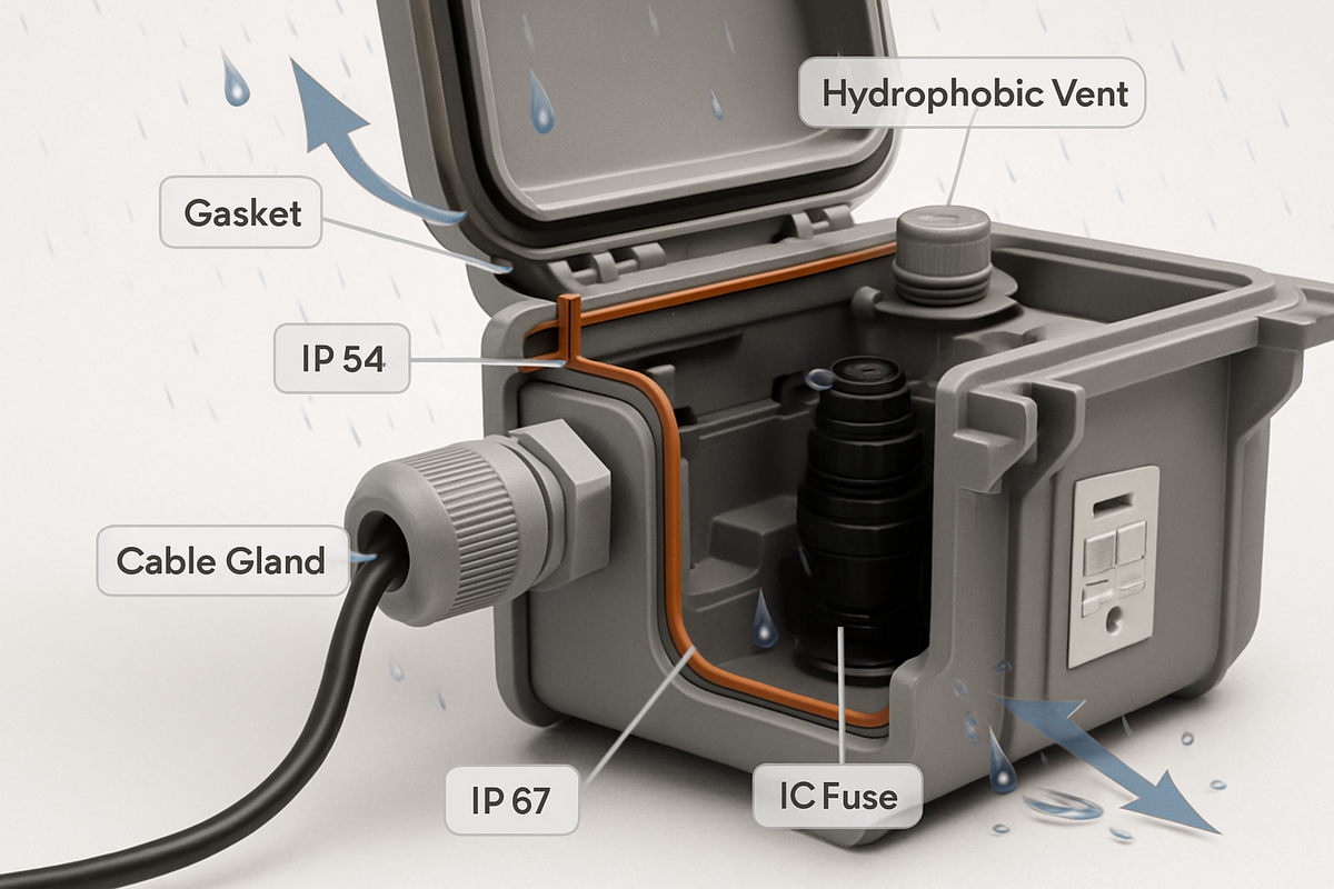 What IP ratings mean for rainproof solar generators' safety