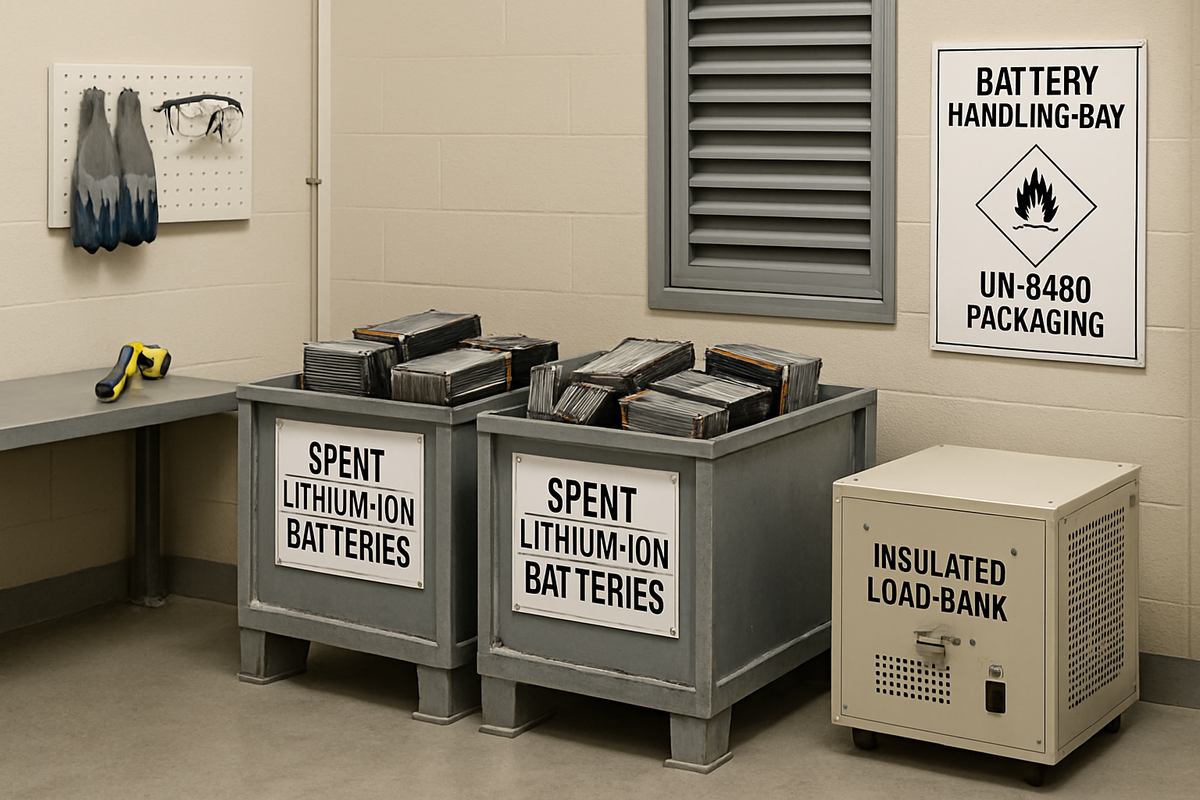 How to Store, Discharge, and Transport Spent Lithium Safely