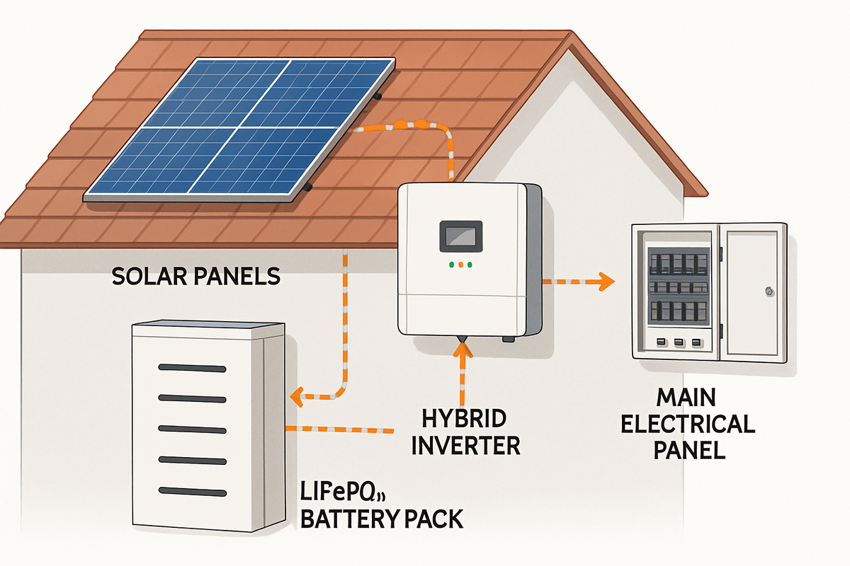 Understanding the Solar Energy Storage System Diagram: A Comprehensive  Blueprint, image size:1200x800