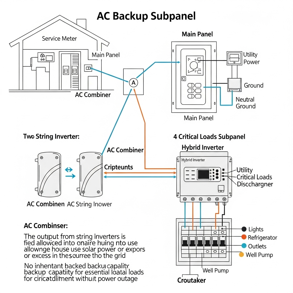 AC Combiner vs Subpanel: Which Suits Residential ESS?