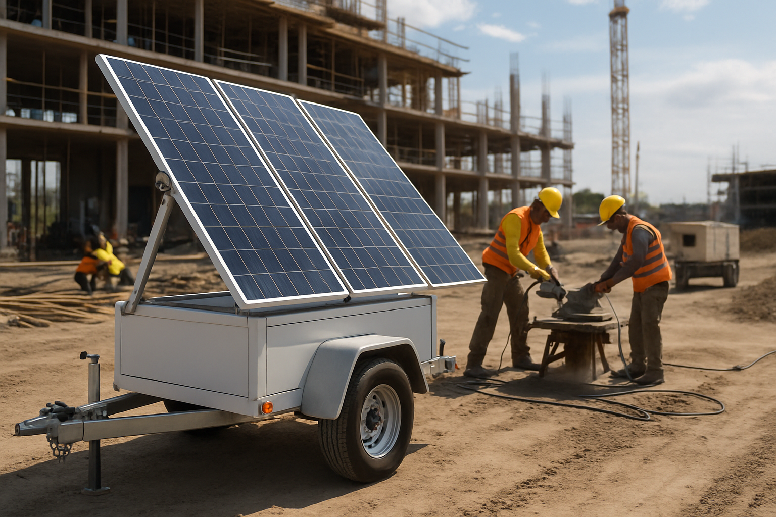 Case Study: Solar-Battery Trailers Cut Diesel at Job Sites