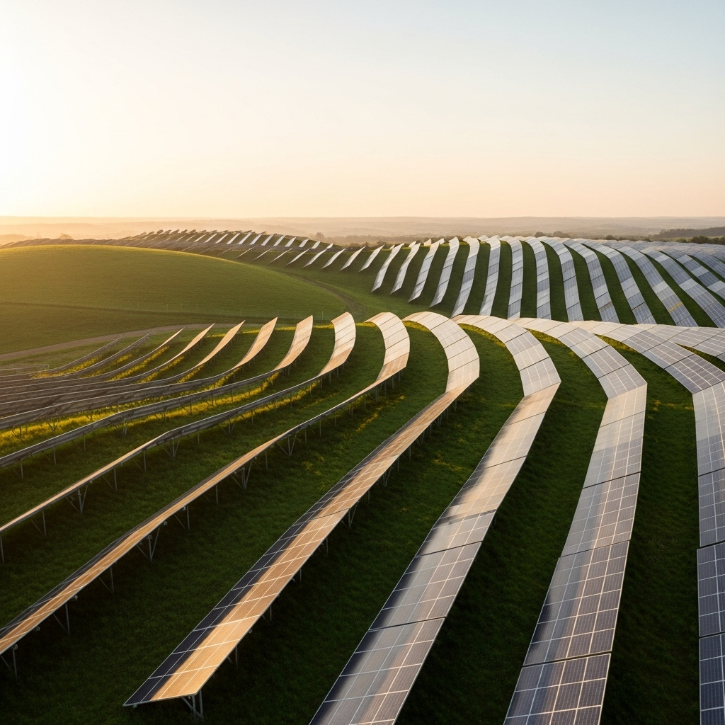 Cut LCOE with Terrain-Following Trackers and Smart ESS