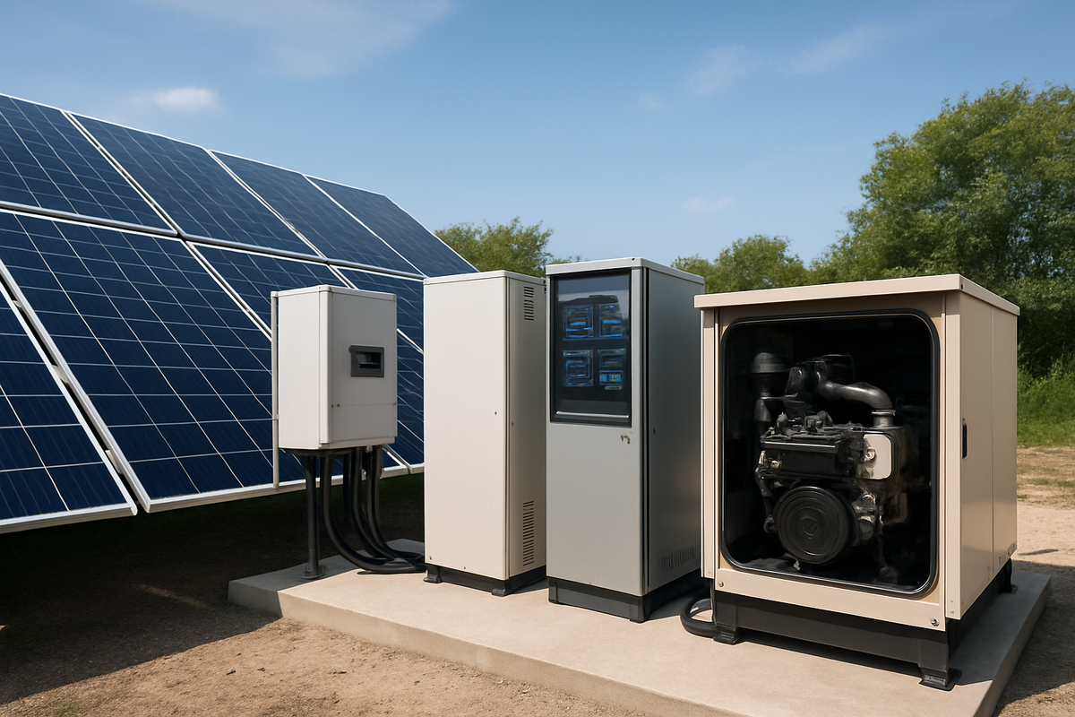 Microgrid Generator Box Solar Microgrid Generator Runtime: Myth vs. Reality - Anern
