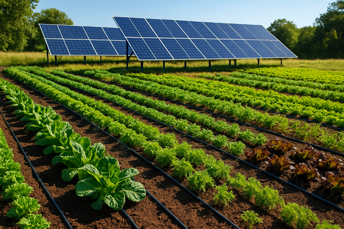 What Size Solar Array Powers One Acre of Drip Irrigation?