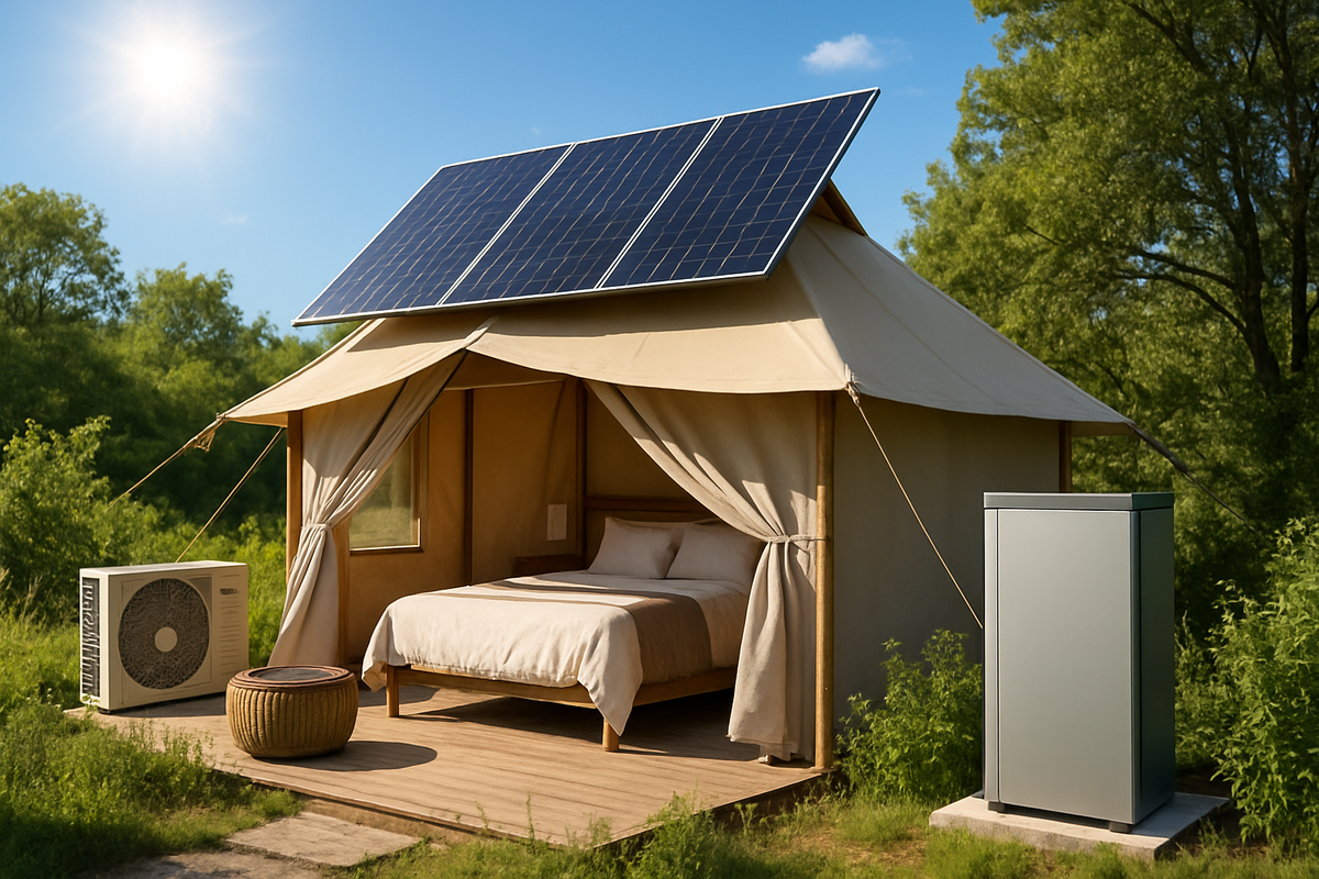 Myth vs Reality: Solar Can Run AC at Premium Glamping