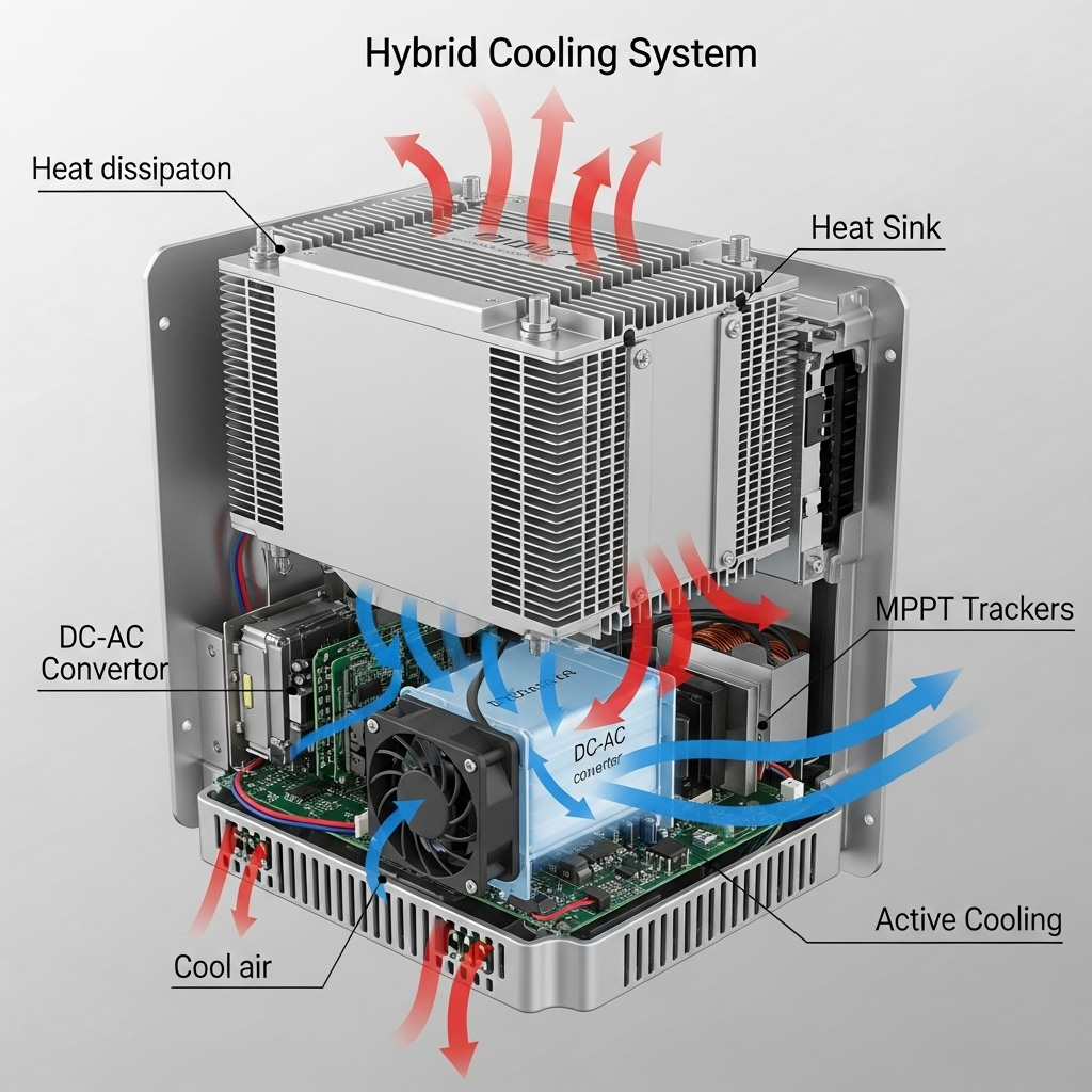 Passive vs Active Cooling: Which Minimizes Inverter Derating?