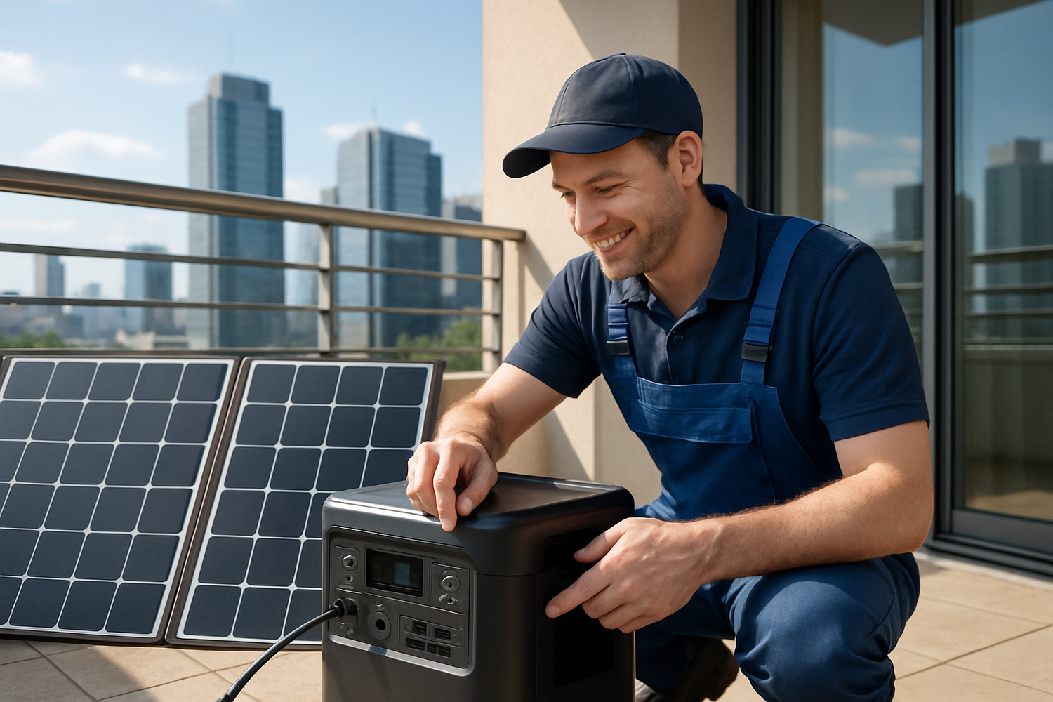 Who insures and maintains community-rented portable solar?