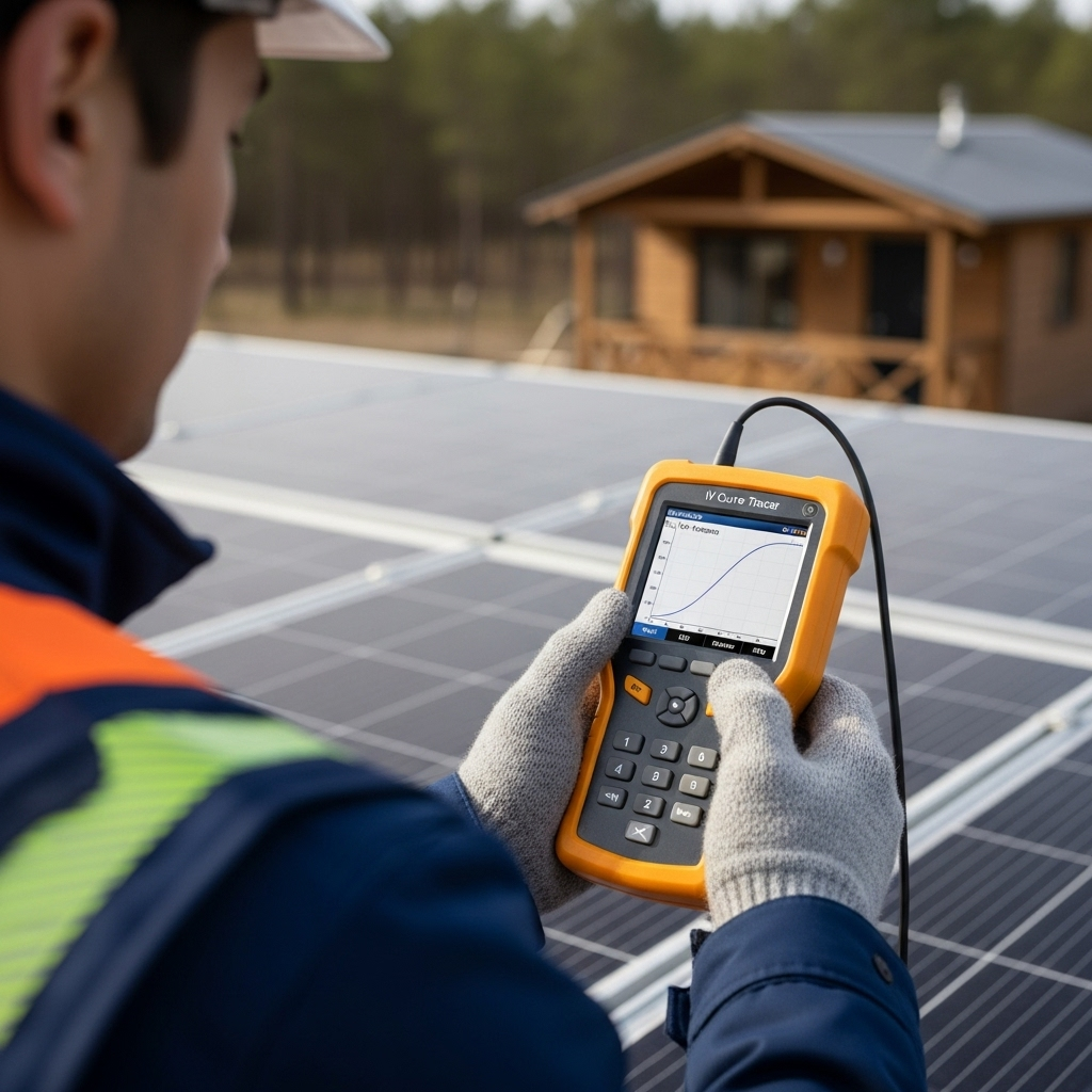 Off-Grid Array Inspection Blueprint: From Tilt to IV Tests