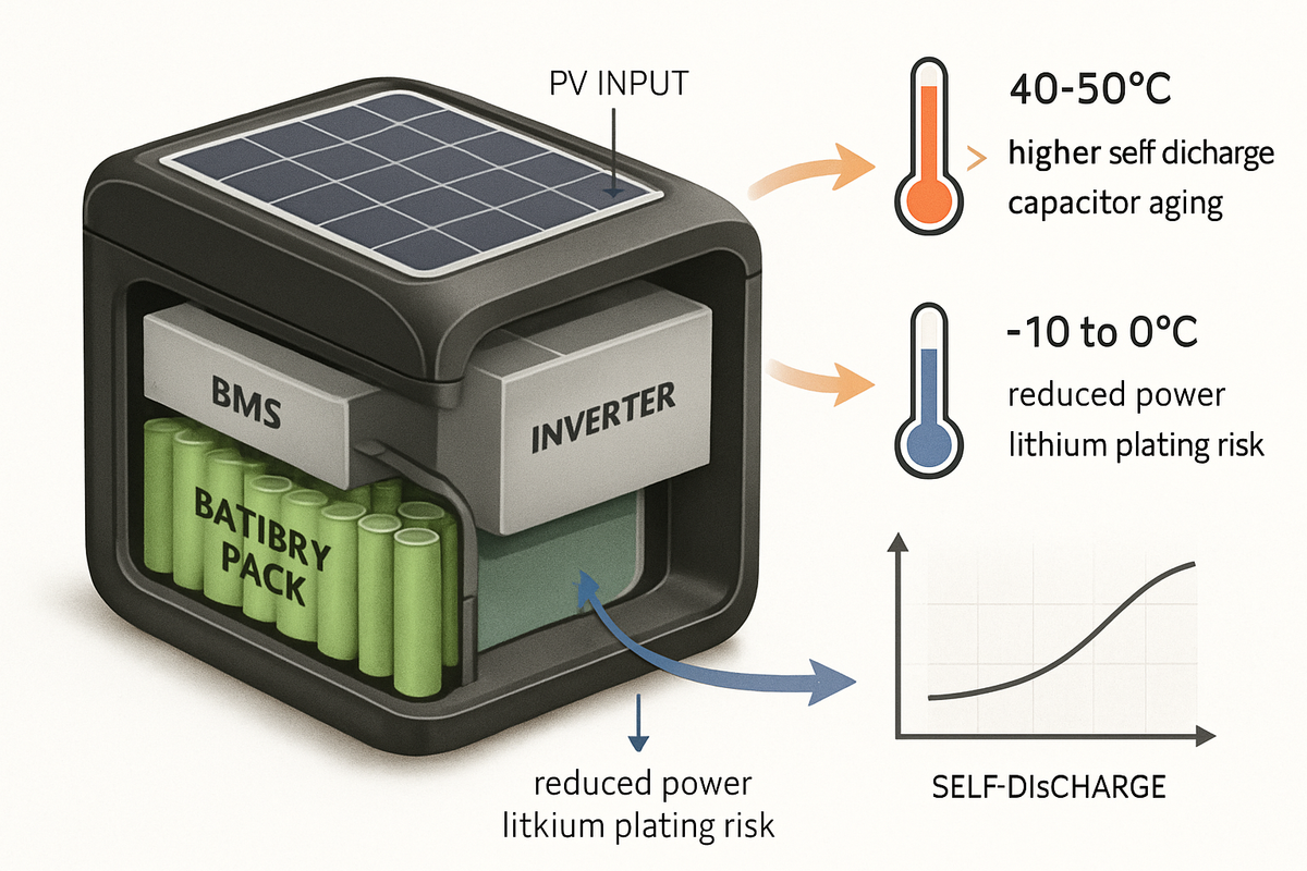 Cold vs Heat: Temperature Swings and Solar Generator Life