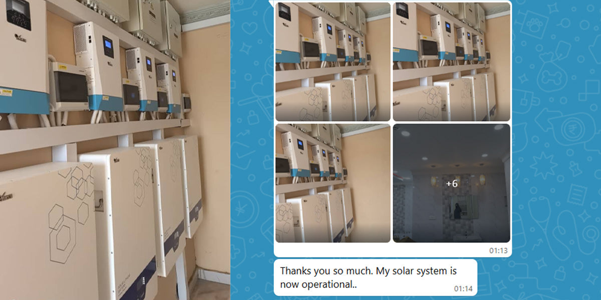 Uganda 20KW system project showcases Anern wall-mounted lithium batteries and hybrid inverters in full operation